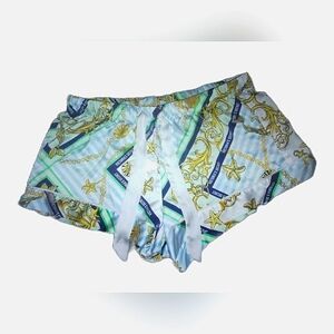 Victoria's Secret Silky Satin Nautical Themed PJ Shorts. Sz. S/P/CH  170/68A.